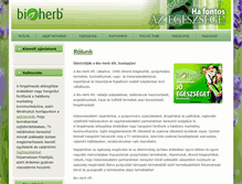 Tablet Screenshot of bio-herb.hu